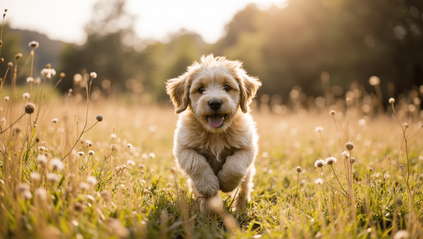 Cockapoo dog looking friendly and calm, illustrating the truth about their gentle and non-aggressive nature to debunk common myths.