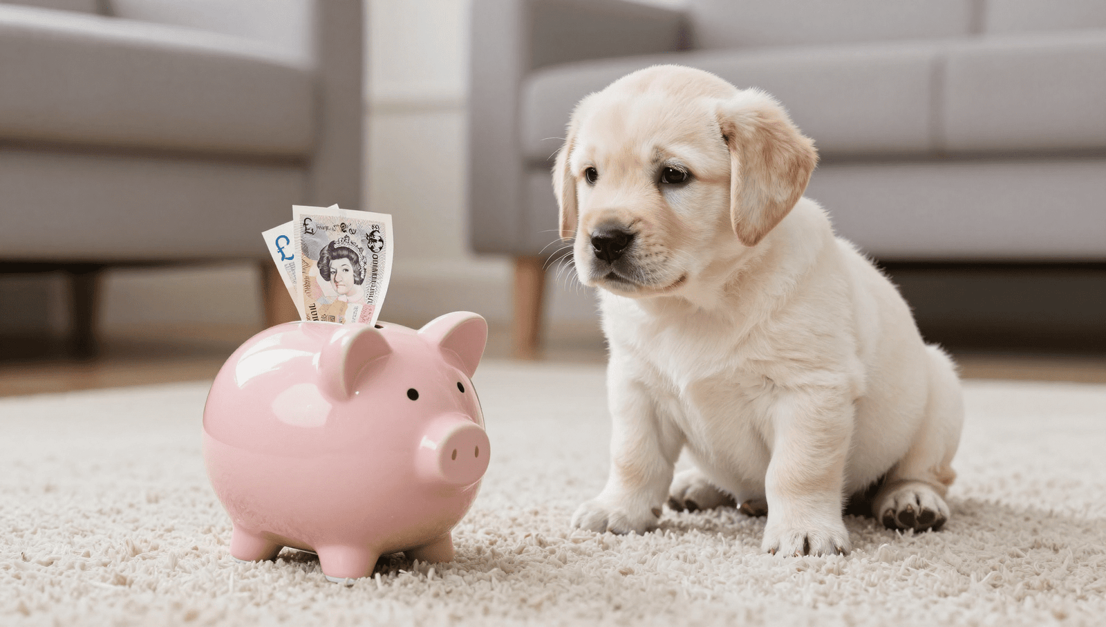How much is a Labrador Retriever puppy in the UK cost breakdown