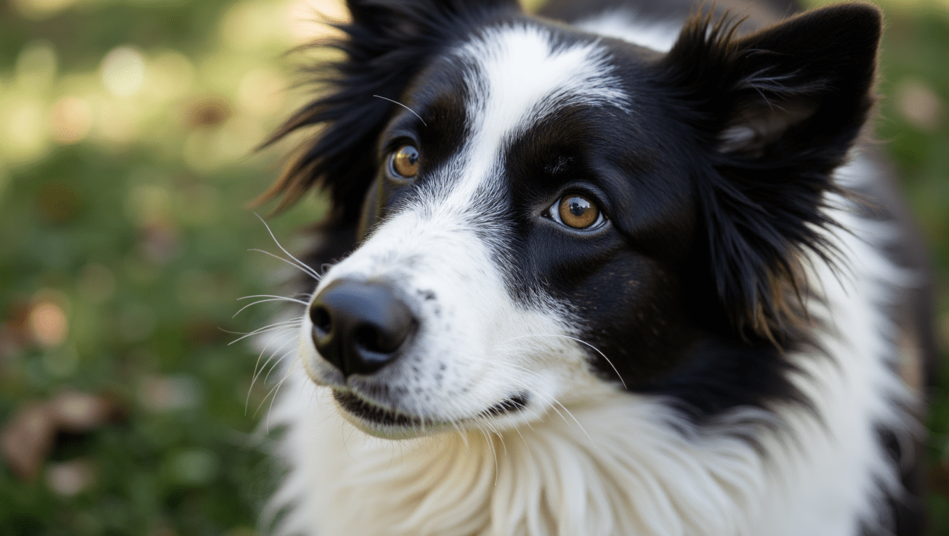 Image showing Border Collies shedding their fur outdoors, highlighting the natural shedding process of this active dog breed.