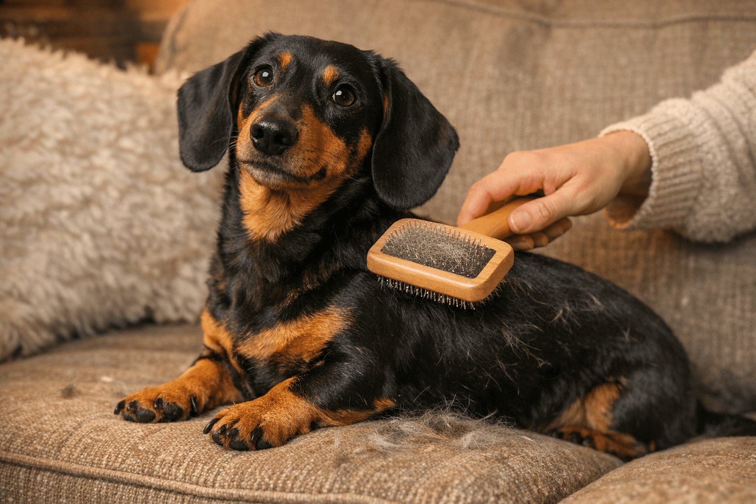 Do dachshunds shed much brushing dachshund fur